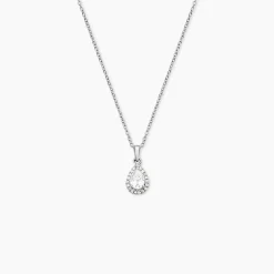 Collier Sylla Argent Blanc Oxyde De Zirconium|Marc Orian Online