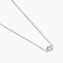 Collier Sylvette Argent Blanc Oxyde De Zirconium