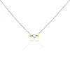 Collier Tania Argent Tricolore