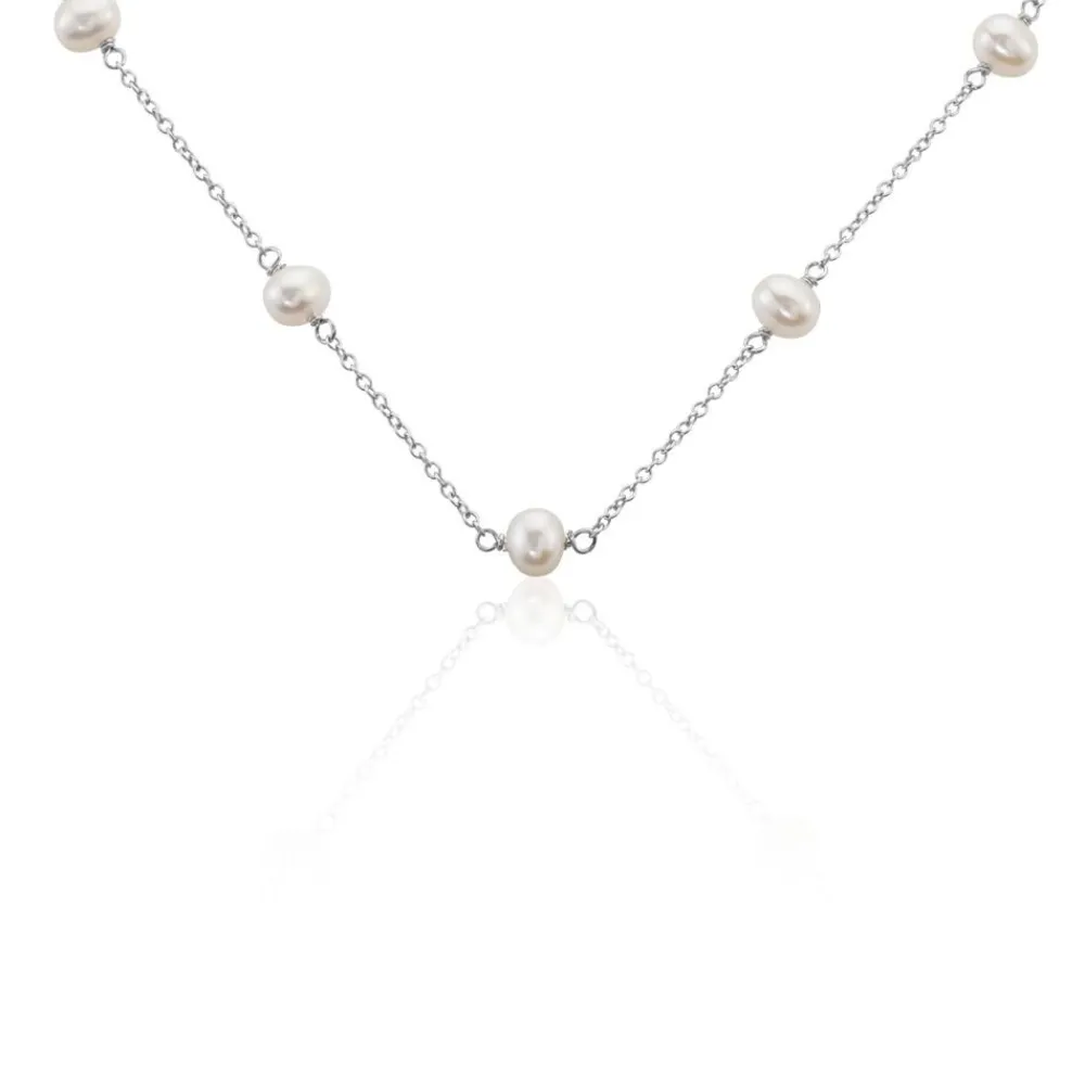 Collier Tanis Argent Perle De Culture|Marc Orian