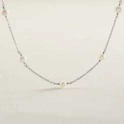 Collier Tanis Argent Perle De Culture|Marc Orian