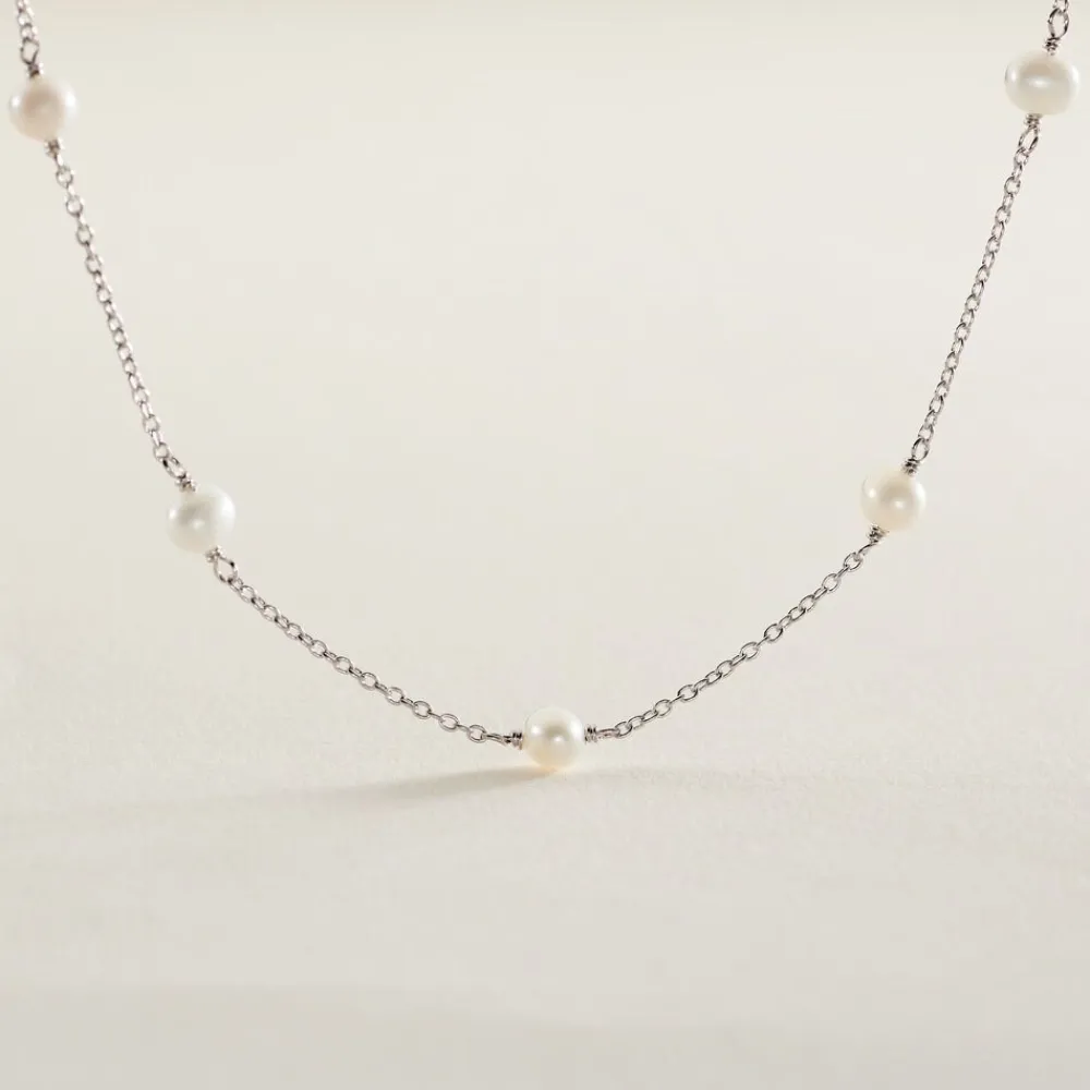 Collier Tanis Argent Perle De Culture|Marc Orian
