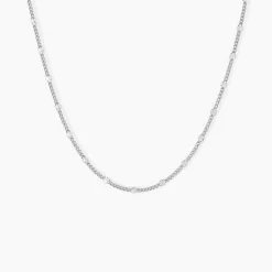 Collier Tessie Argent Blanc|Marc Orian Discount