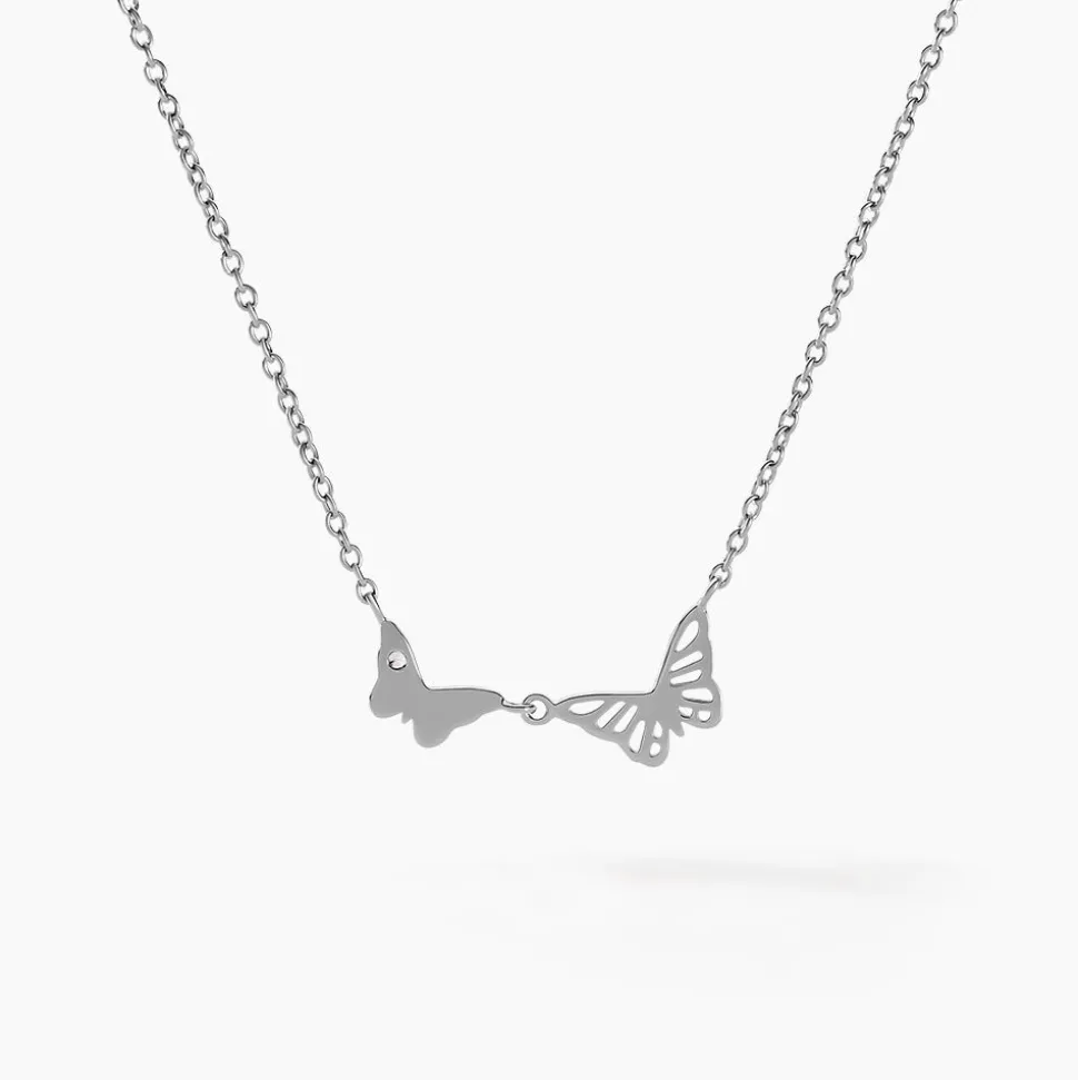 Collier Thecla Argent Blanc Oxyde De Zirconium