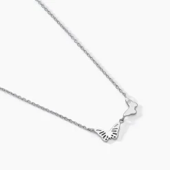 Collier Thecla Argent Blanc Oxyde De Zirconium