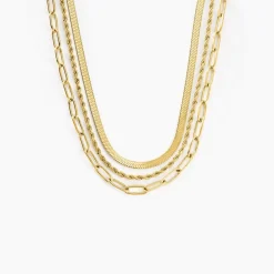 Collier Thika Acier Jaune