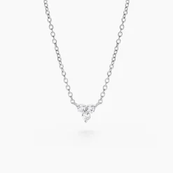 Collier Thylane Argent Blanc Oxyde De Zirconium