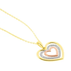 Collier Titaina Or Tricolore Diamant