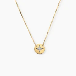 Collier Titus Or Jaune Diamant