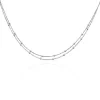 Collier Tounes Argent Blanc
