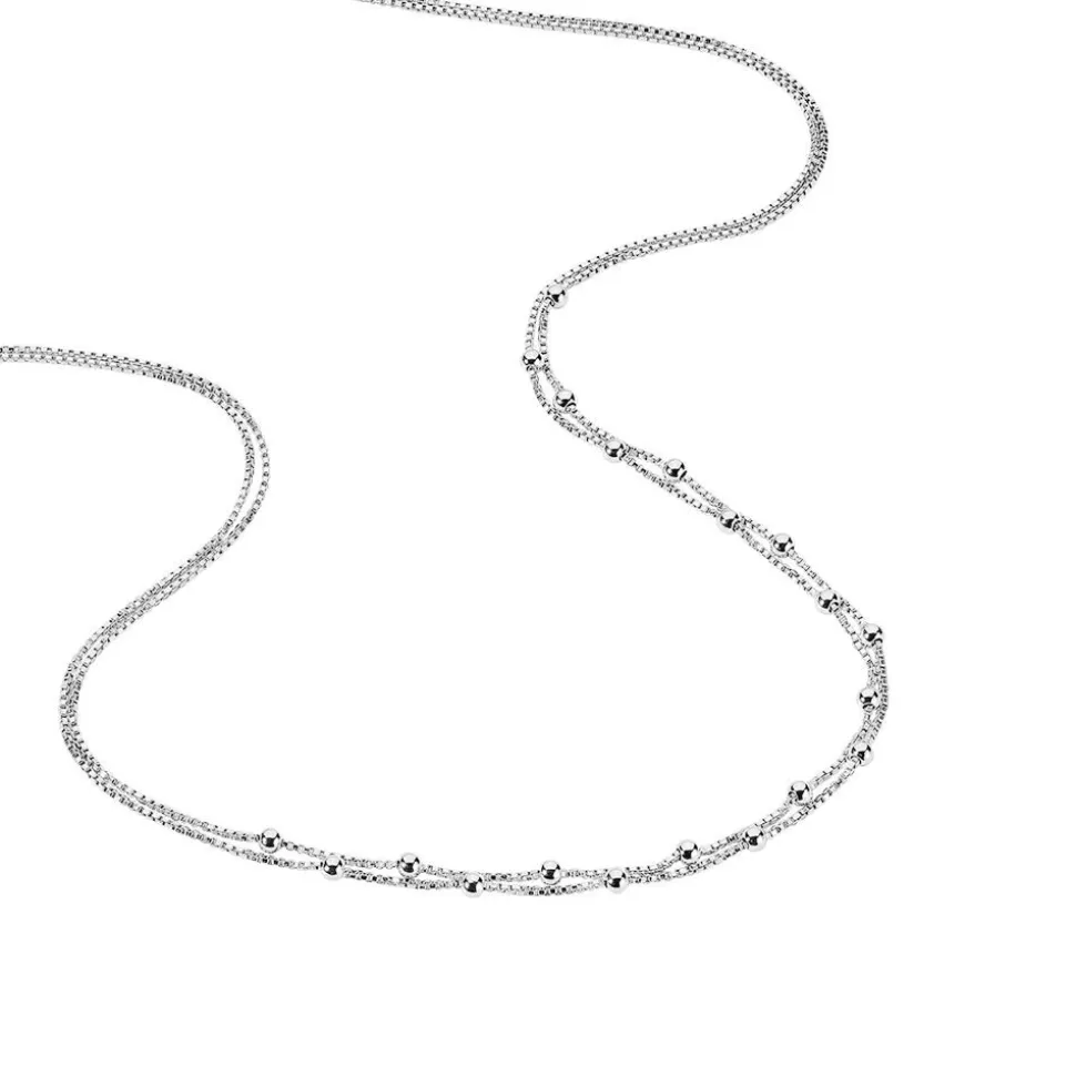 Collier Tounes Argent Blanc