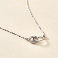 Collier Twillie Argent Blanc Oxyde De Zirconium|Marc Orian Sale