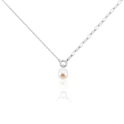 Collier Valent Argent Perle De Culture|Marc Orian Discount