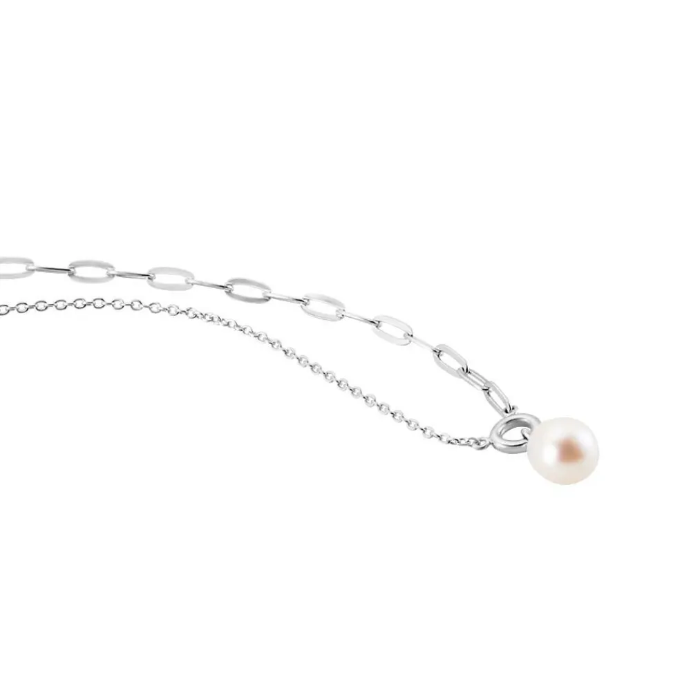 Collier Valent Argent Perle De Culture|Marc Orian Discount