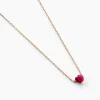 Collier Valerius Or Jaune Rubis