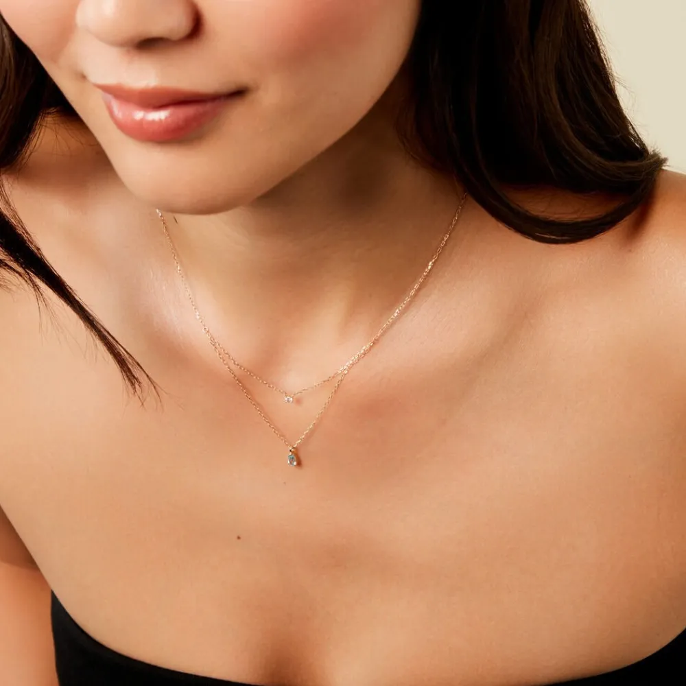 Collier Vanja Or Jaune Topaze|Marc Orian