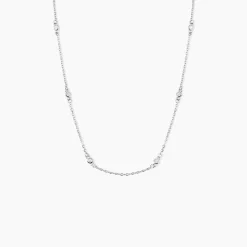 Collier Vashti Argent Blanc Oxyde De Zirconium