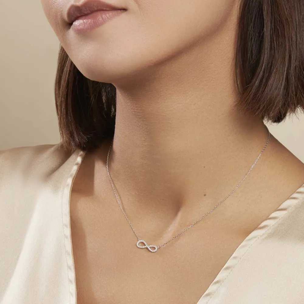 Collier Veda Argent Blanc Oxyde De Zirconium|Marc Orian Sale
