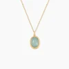 Collier Veina Plaqué Or Jaune Aventurine|Marc Orian Online
