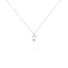 Collier Verica Or Blanc Perle De Culture Et Diamant