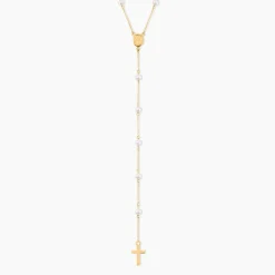 Collier Vesta Or Jaune Perle De Culture