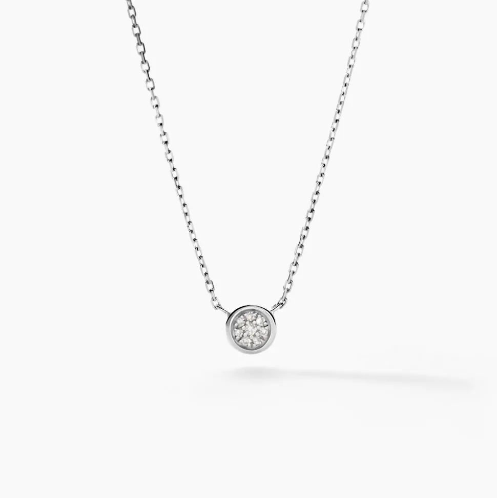 Collier Violanda Or Blanc Diamant