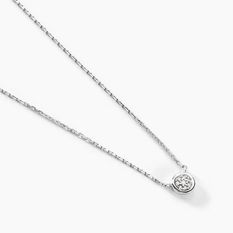 Collier Violanda Or Blanc Diamant
