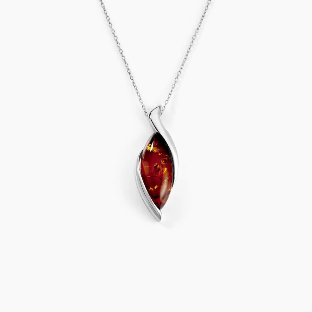 Collier Vyara Argent Blanc Ambre|Marc Orian