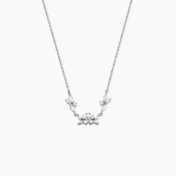 Collier Wanda Argent Blanc Oxyde De Zirconium