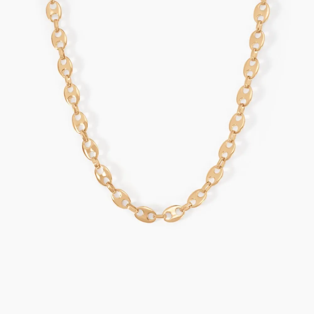 Collier William Plaqué Or Jaune|Marc Orian Online