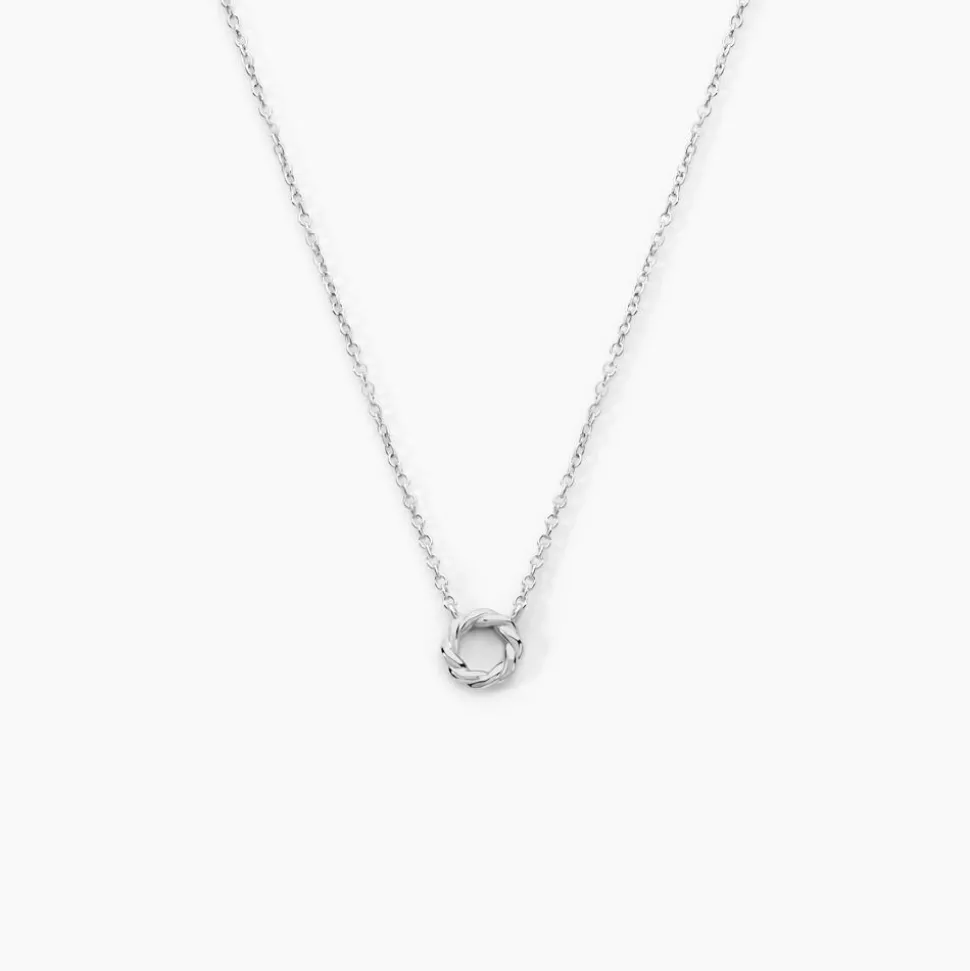 Collier Winona Argent Blanc