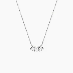 Collier Yannique Argent Blanc Oxyde De Zirconium|Marc Orian New