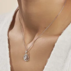Collier Yoheved Argent Blanc Oxyde De Zirconium|Marc Orian Hot