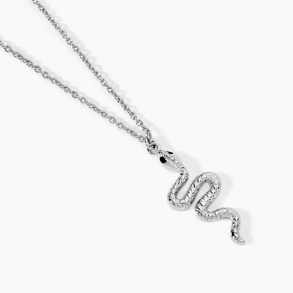 Collier Yoshie Argent Blanc