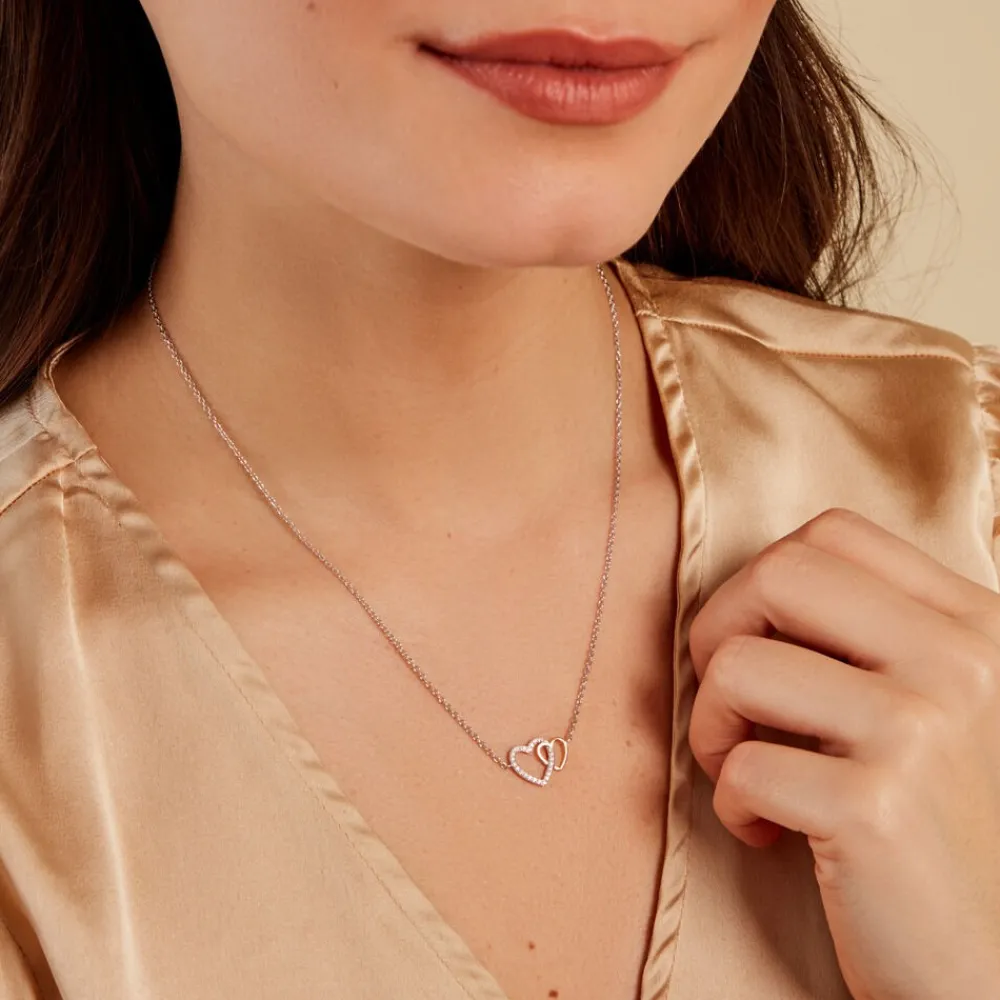Collier Ysma Or Jaune Argent Blanc Oxyde De Zirconium|Marc Orian Outlet