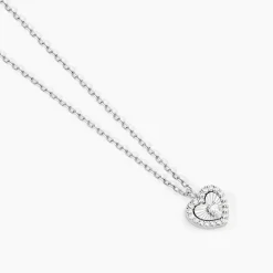 Collier Yvannah Argent Blanc Oxyde De Zirconium