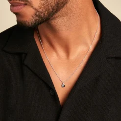 Collier Zac Argent Blanc