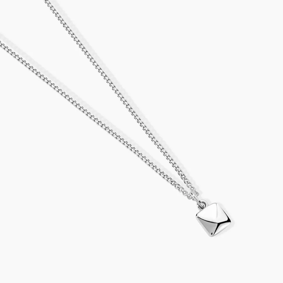 Collier Zac Argent Blanc