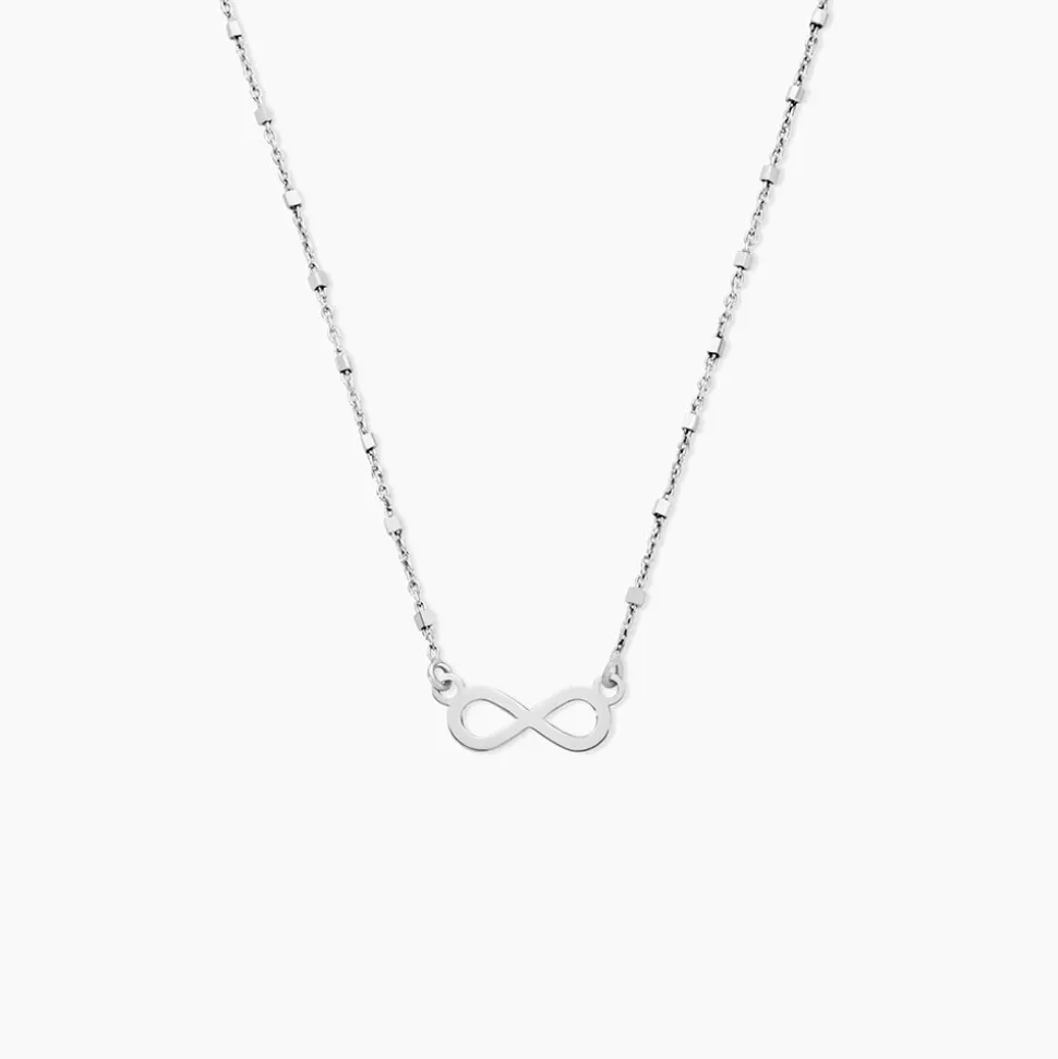 Collier Zelee Argent Blanc