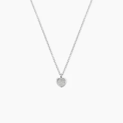 Collier Zilla Argent Blanc