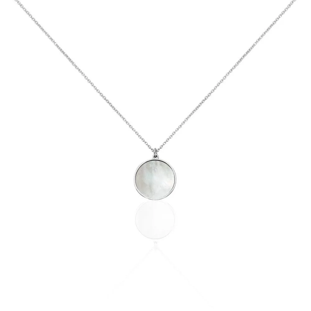Collier Zoelle Argent Blanc Nacre|Marc Orian Clearance