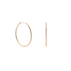 Creoles Argent Rose Olympia|Marc Orian Outlet