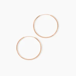 Creoles Argent Rose Olympia|Marc Orian Outlet