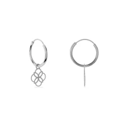 Creoles Elvyn Argent Blanc|Marc Orian Outlet