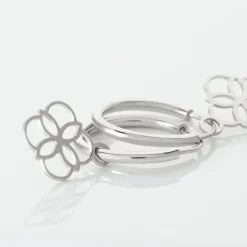 Creoles Elvyn Argent Blanc|Marc Orian Outlet