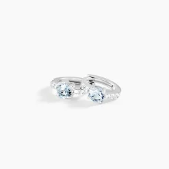Creoles Rio Argent Blanc Oxyde De Zirconium|Marc Orian Sale