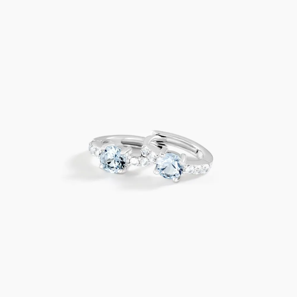 Creoles Rio Argent Blanc Oxyde De Zirconium|Marc Orian Sale