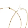 Créoles Ada Lisse Plaqué Or Jaune|Marc Orian Clearance