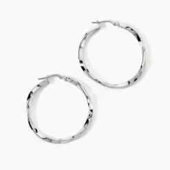 Créoles Argent Blanc Ires