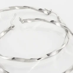 Créoles Argent Blanc Ires